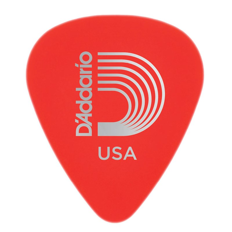 D'addario Planet Waves 1DRD1 Duralin Standard Guitar Picks Super Light 0.50mm Red